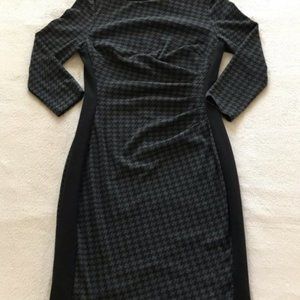 Lauren houndstooth knit dress size 6